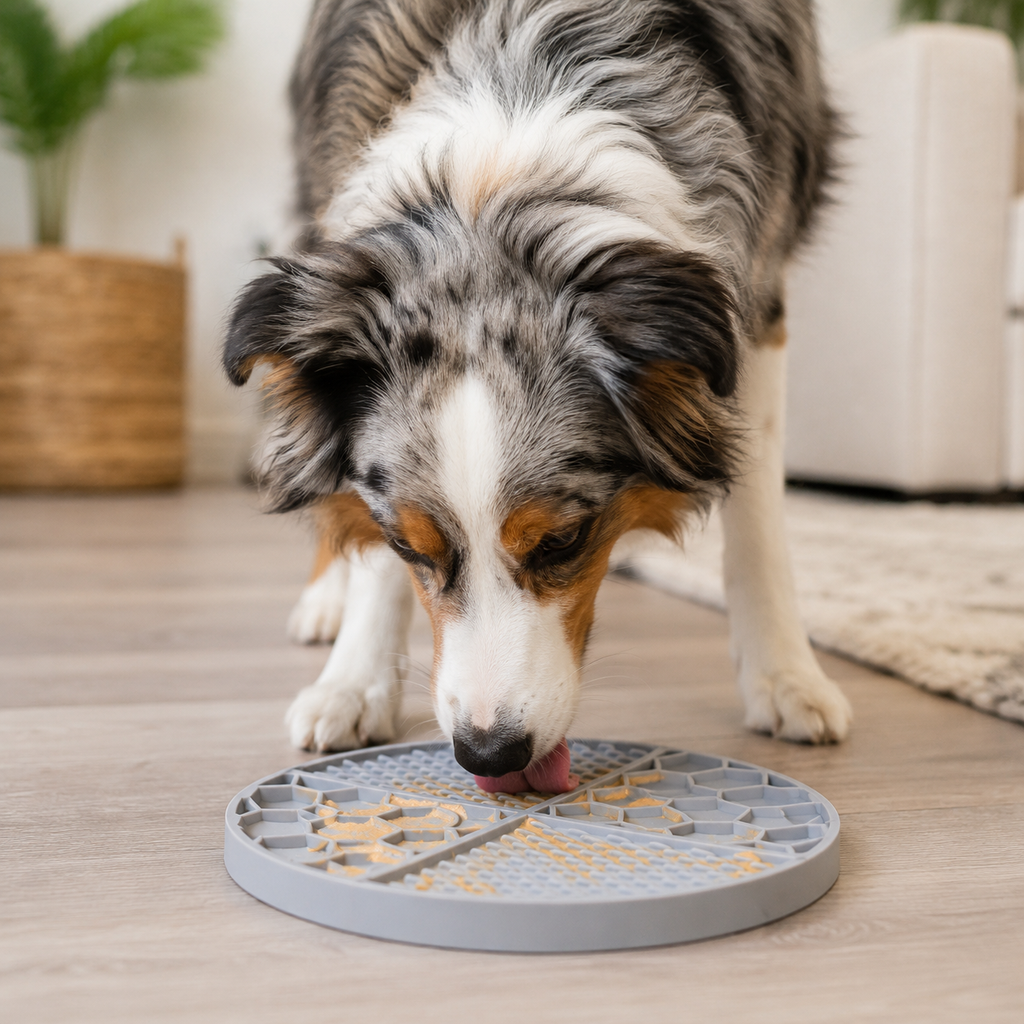 Round Lick Mat/Slow Feeder