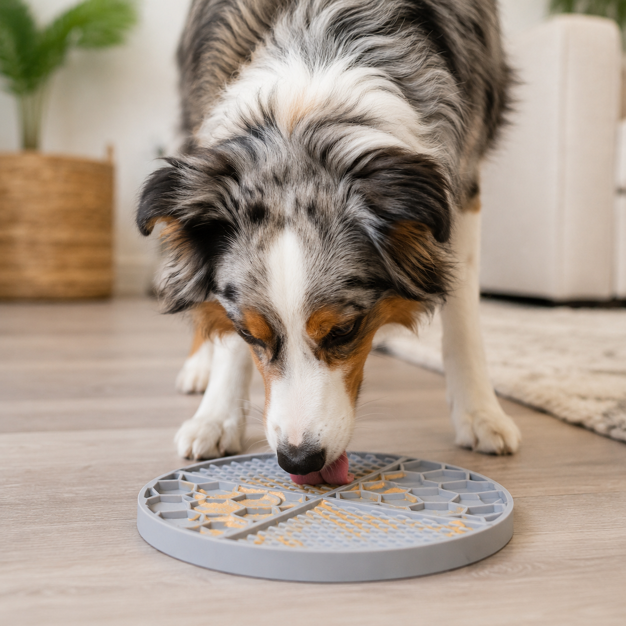 Round Lick Mat/Slow Feeder
