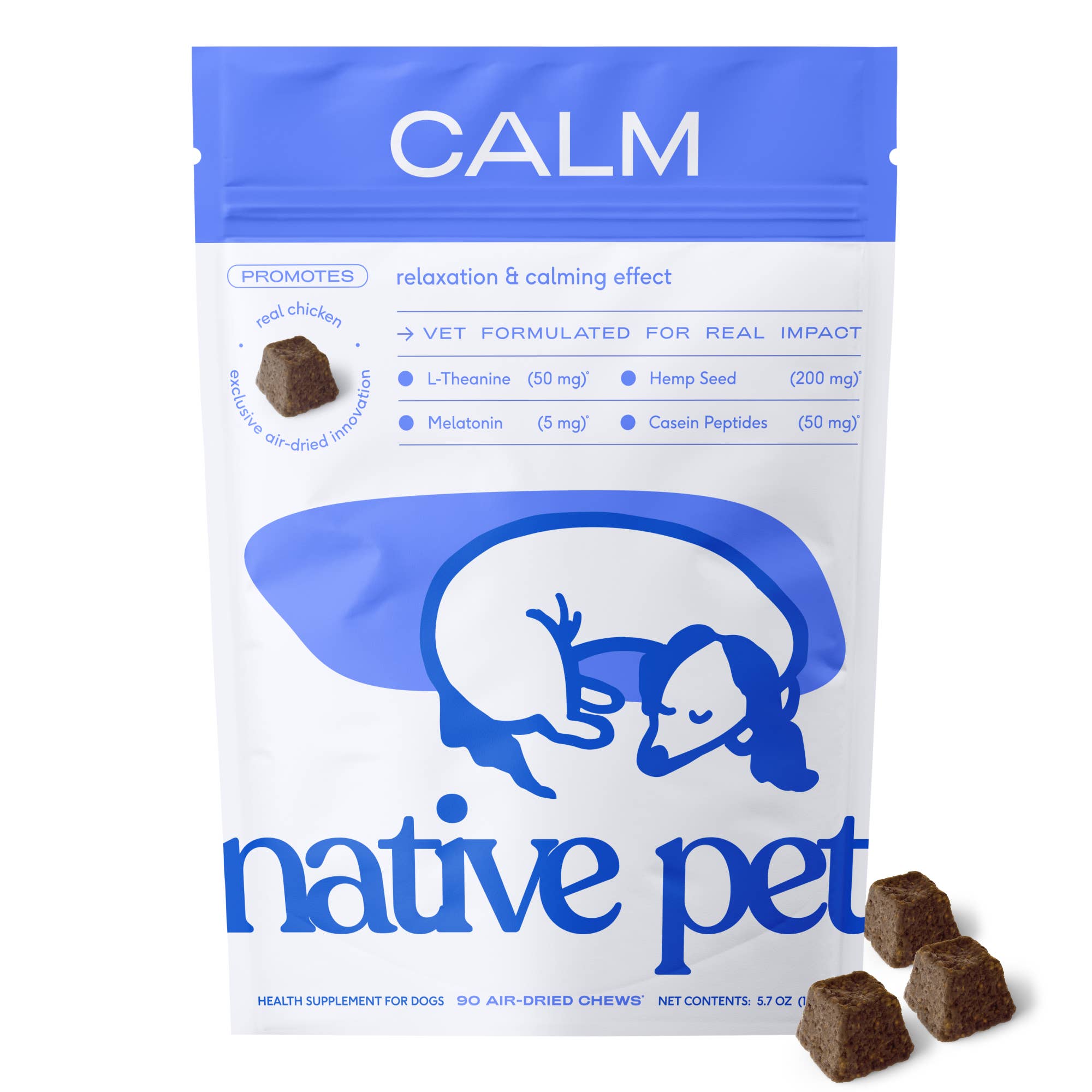 Calm Chews Anxiety & Calming Supplement for Dogs
