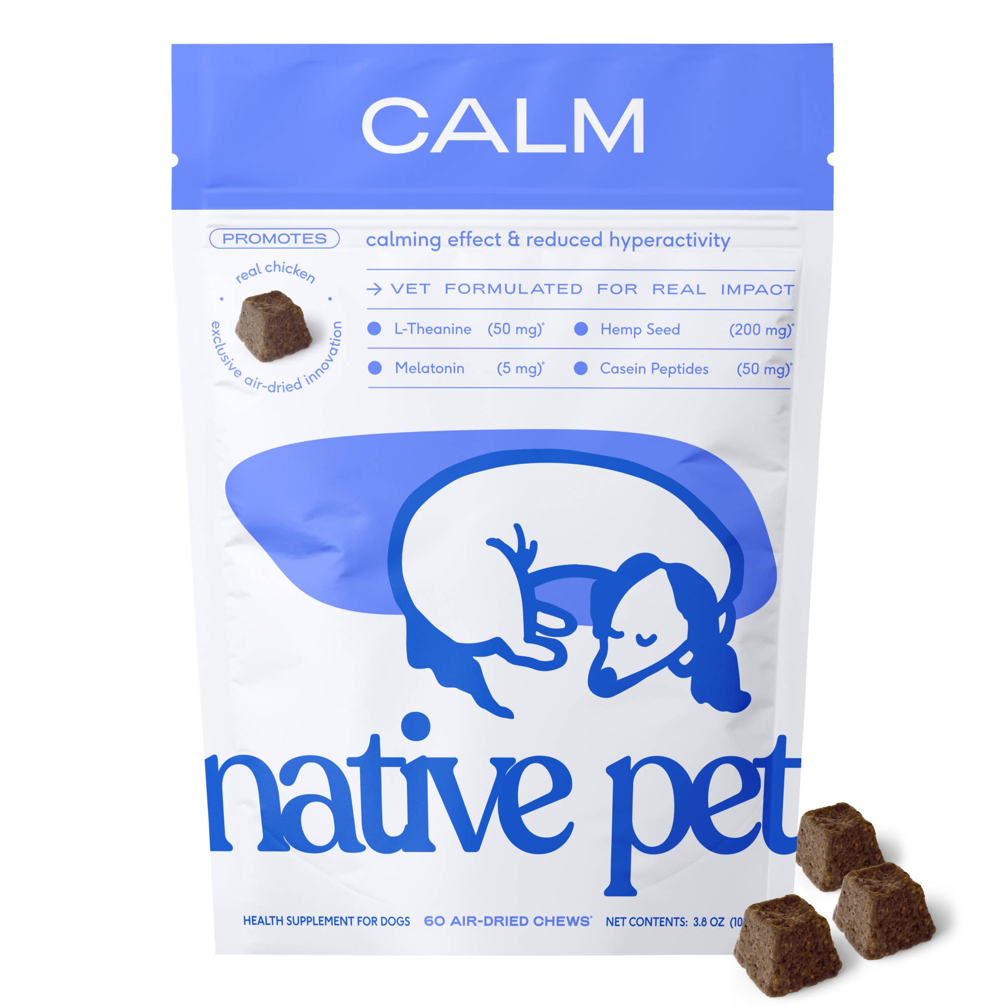 Calm Chews Anxiety & Calming Supplement for Dogs