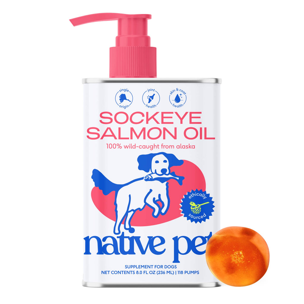 Wild-Caught Alaskan Sockeye Salmon Oil, Skin & Coat Health
