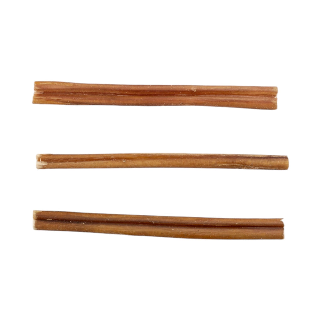 Natural Beef Bully Stick Dog Treats - 6" Thin